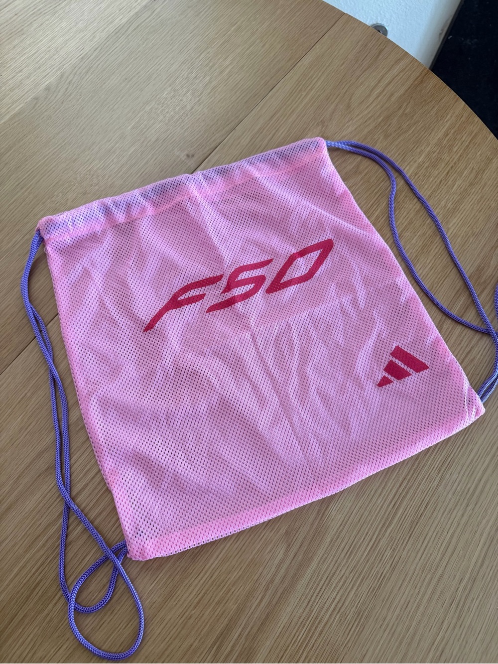 Adidas F50 mesh drawing backpack